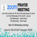 Prayer time - on Zoom