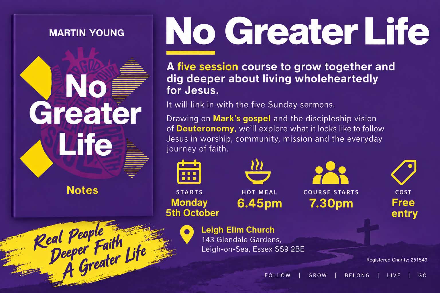 No Greater Life Course